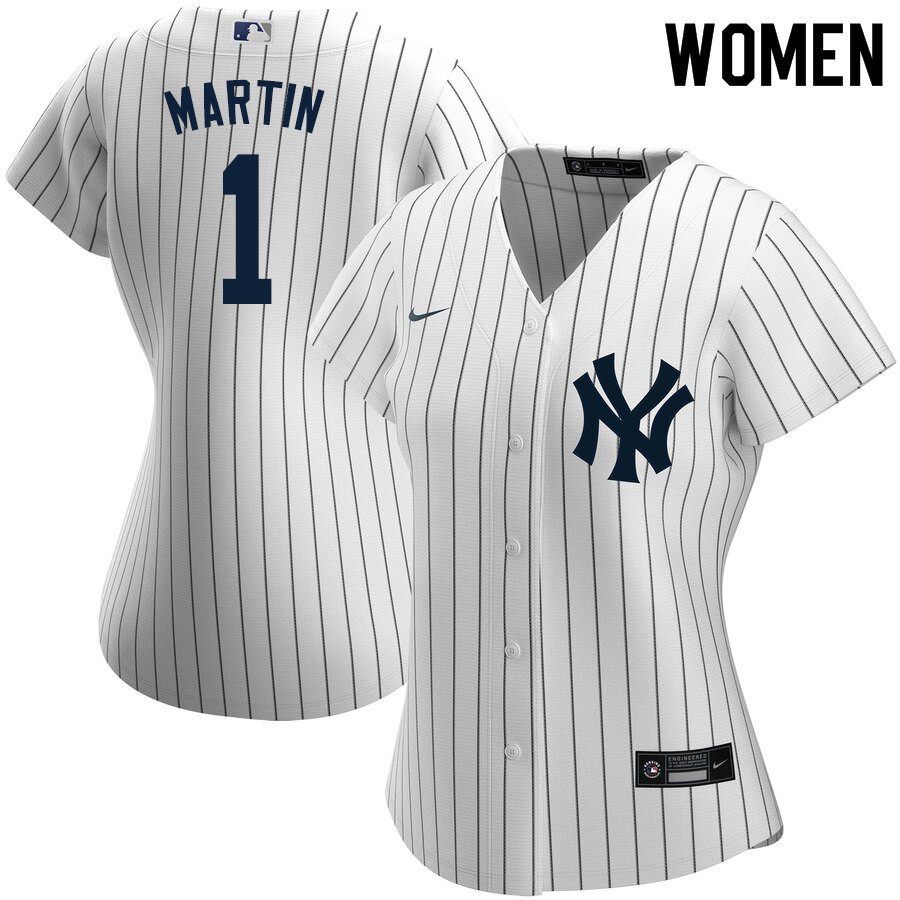 2020 Nike Women #1 Billy Martin New York Yankees Baseball Jerseys Sale-White